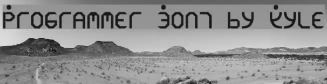 Programmer Font by Kyle Font examples