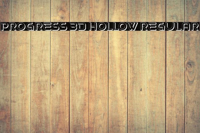 Progress 3D Hollow Regular Example 3