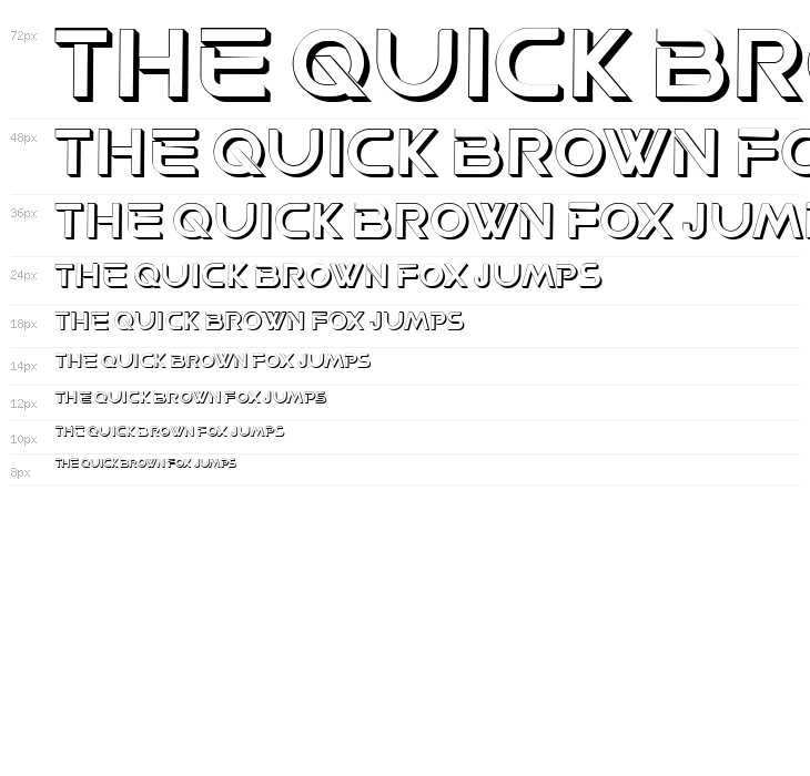 Progress 3D Hollow Regular Waterfall