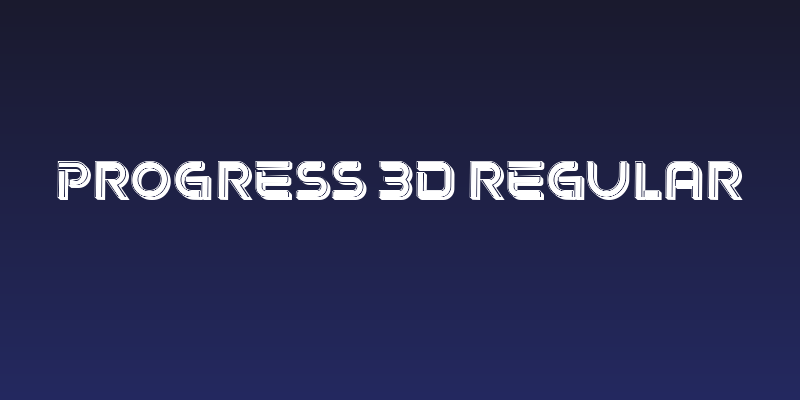 Progress 3D Regular Social Header