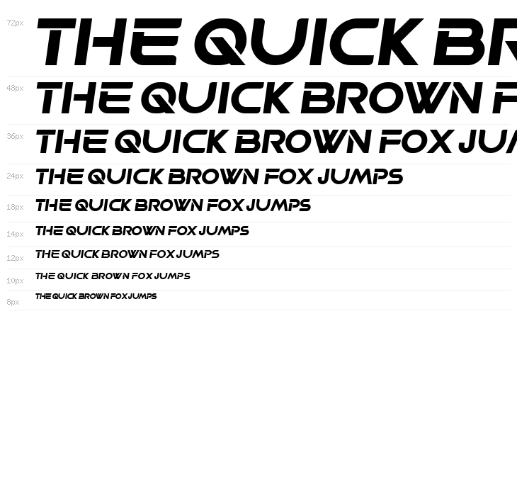 Progress Bold Italic Waterfall