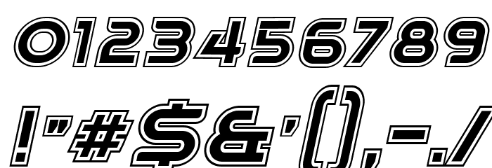 Progress College Italic Font OTHER CHARS