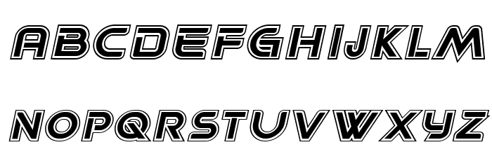 Progress College Italic Font LOWERCASE