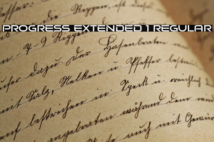 Progress Extended 1 Regular Example 2