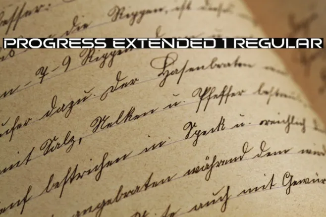 Progress Extended 1 Regular Example 2