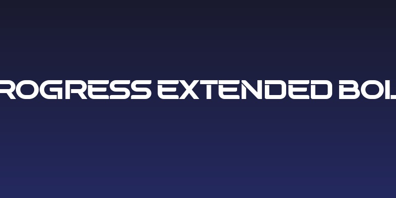 Progress Extended Bold Social Header