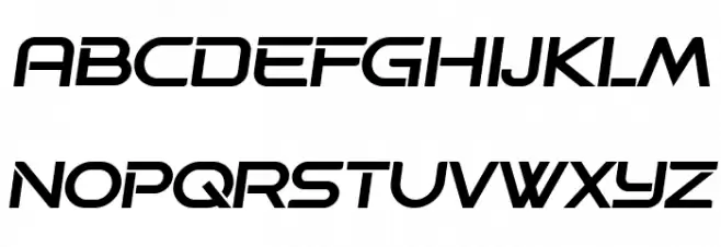 Progress Extended Italic 字体 小写