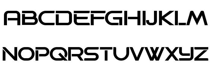 Progress Extended Regular Font LOWERCASE
