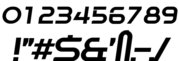 Progress Italic Font OTHER CHARS