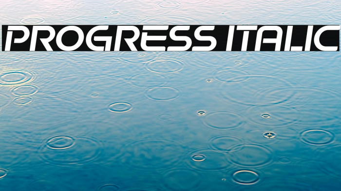 Progress Italic Example 2