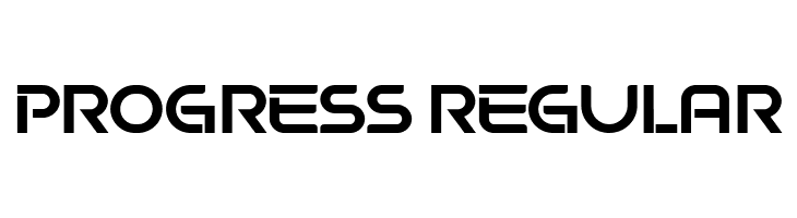 Progress Regular  Frei Schriftart Herunterladen