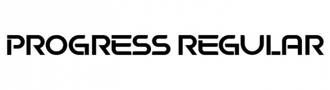 Progress Regular  नि: शुल्क फ़ॉन्ट्स डाउनलोड