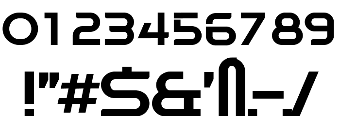 Progress Regular Font OTHER CHARS