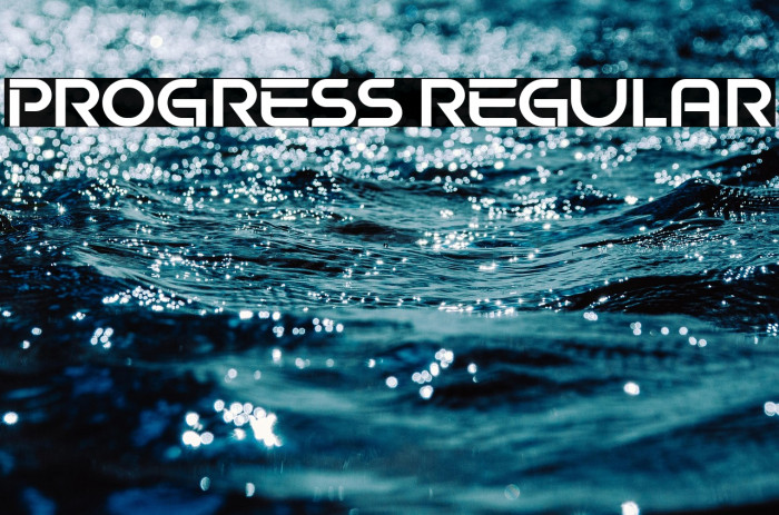 Progress Regular Example 1