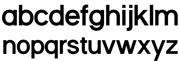 Progress-Regular Font LOWERCASE