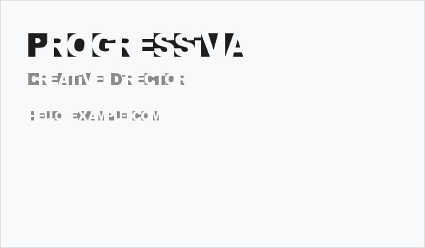 Progressiva Business Card