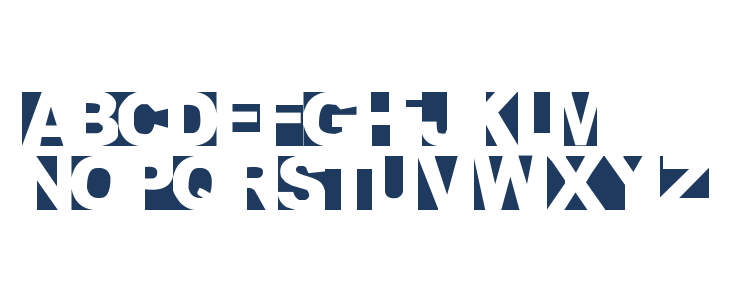 Progressiva Lowercase