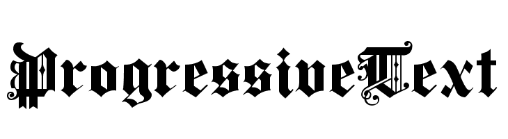 ProgressiveText  Скачать бесплатные шрифты