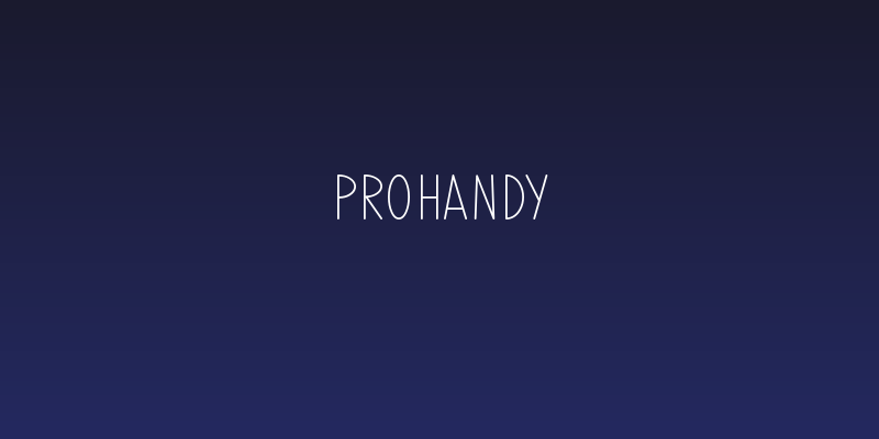 Prohandy Social Header