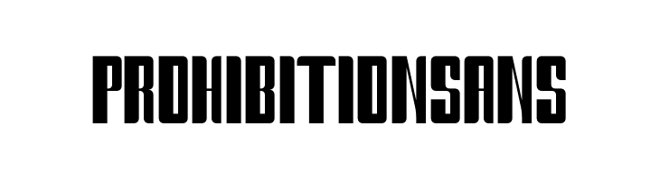 Prohibition Sans  Скачать бесплатные шрифты
