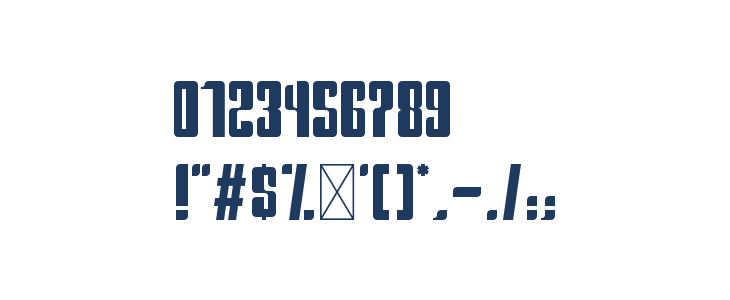 Prohibition Sans Other Characters