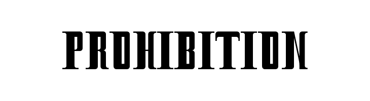 Prohibition  Free Fonts Download