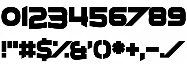 Project H Font OTHER CHARS