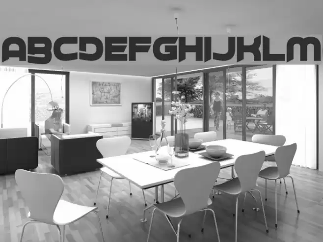 Project H Font examples