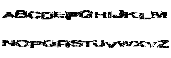 Project Z Font LOWERCASE