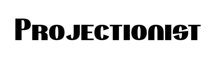 Projectionist  नि: शुल्क फ़ॉन्ट्स डाउनलोड