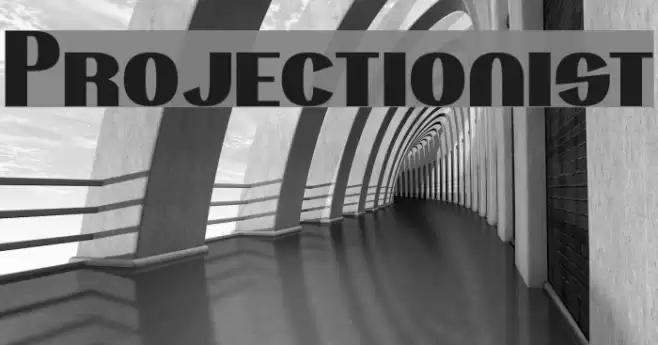 Projectionist Font examples