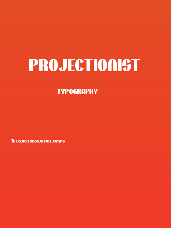 Projectionist Poster