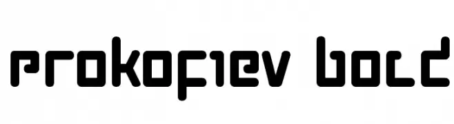 Prokofiev Bold  Frei Schriftart Herunterladen