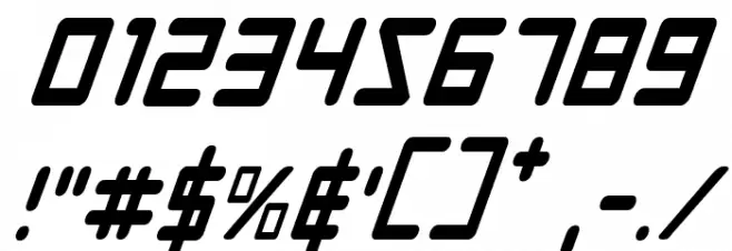 Prokofiev Condensed Italic Font OTHER CHARS