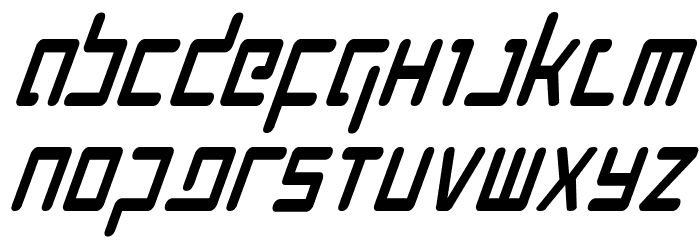 Prokofiev Condensed Italic फ़ॉन्ट लोअरकेस