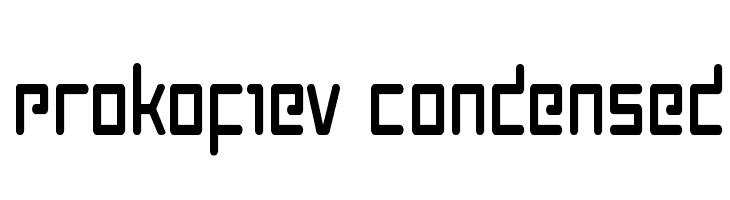 Prokofiev Condensed Font