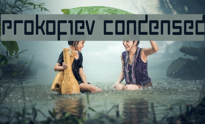 Prokofiev Condensed Font examples