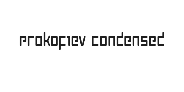 Prokofiev Condensed Logo