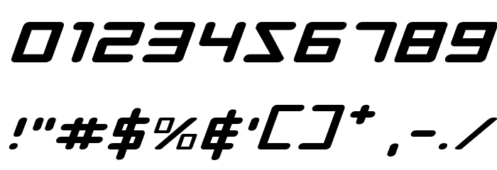 Prokofiev Expanded Italic Font OTHER CHARS