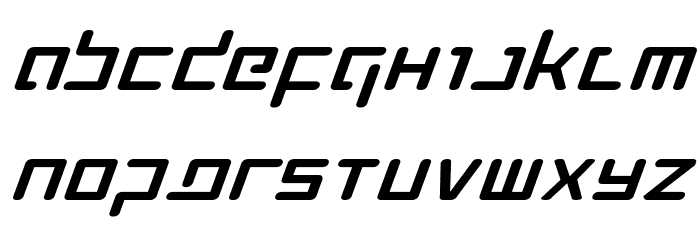 Prokofiev Expanded Italic Font LOWERCASE