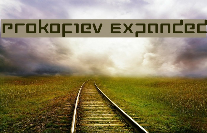 Prokofiev Expanded Font examples