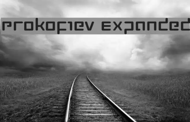 Prokofiev Expanded Schriftart examples