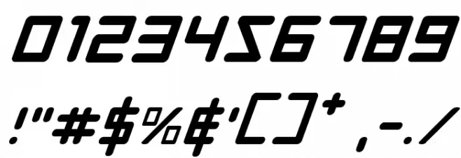 Prokofiev Italic Шрифта ДРУГИЕ символов