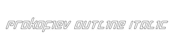 Prokofiev Outline Italic 