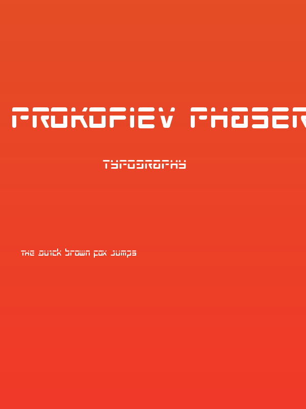 Prokofiev Phaser Poster