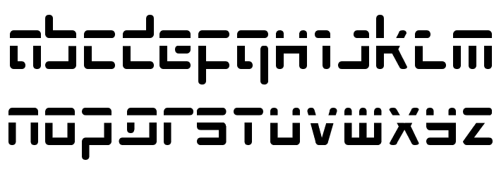 Prokofiev Phaser Font LOWERCASE