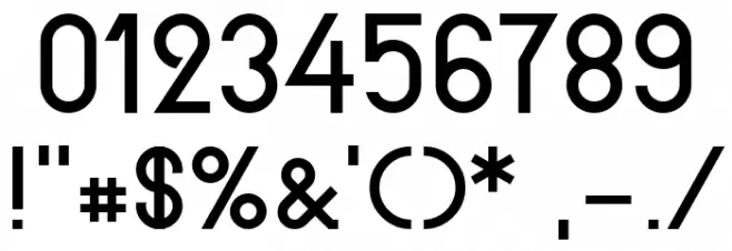 Proletarsk Regular Font OTHER CHARS