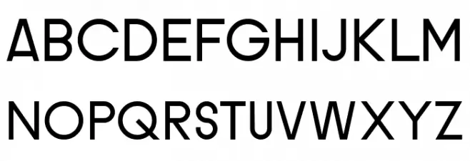 Proletarsk Regular Schriftart Groß