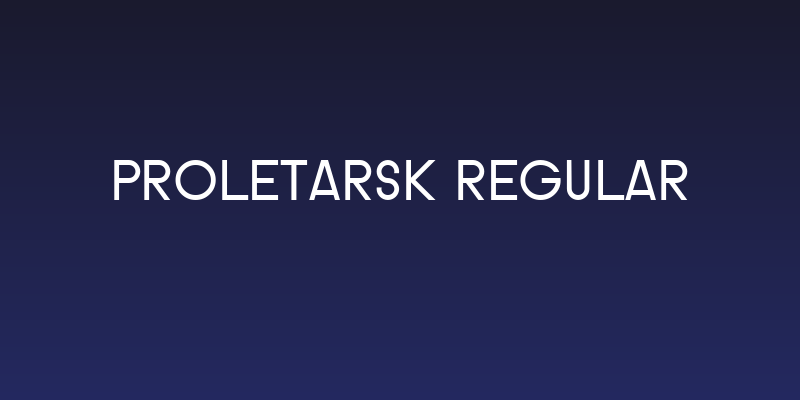 Proletarsk Regular Social Header
