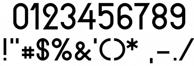 Proletarsk Font OTHER CHARS